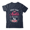 First Time Auntie Promoted To Auntie Est 2024 Mothers Day Shirt & Tank Top | teecentury