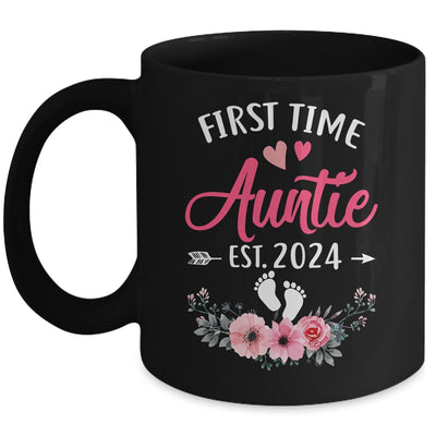 First Time Auntie Promoted To Auntie Est 2024 Mothers Day Mug | teecentury