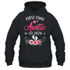 First Time Auntie Promoted To Auntie Est 2024 Mothers Day Shirt & Tank Top | teecentury