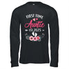 First Time Auntie Promoted To Auntie Est 2025 Mothers Day Shirt & Hoodie | teecentury