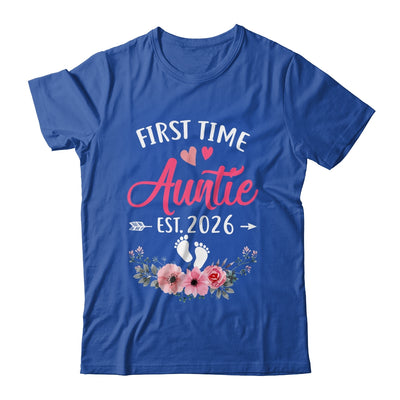 First Time Auntie Promoted To Auntie Est 2026 Mothers Day Shirt & Tank Top | teecentury