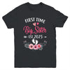 First Time Big Sister Promoted To Sister Est 2025 Youth Shirt | teecentury