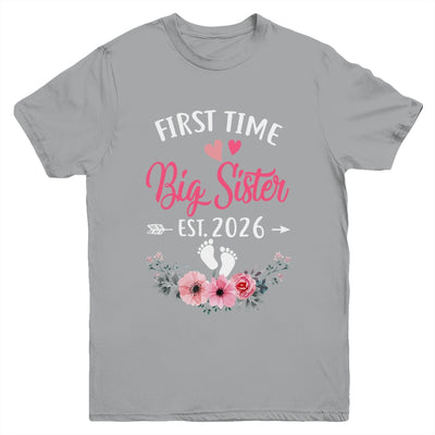 First Time Big Sister Promoted To Sister Est 2027 Youth Shirt | teecentury