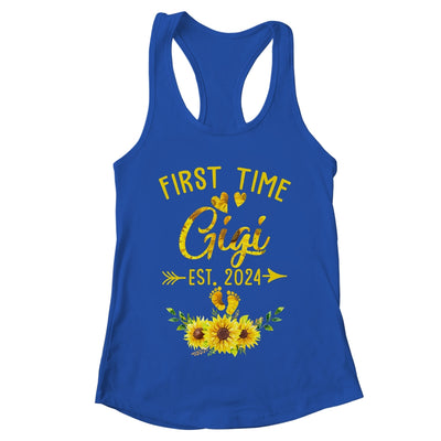 First Time Gigi Est 2024 Sunflower Promoted To Gigi Shirt & Tank Top | teecentury
