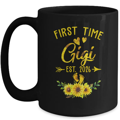 First Time Gigi Est 2026 Sunflower Promoted To Gigi Mug | teecentury