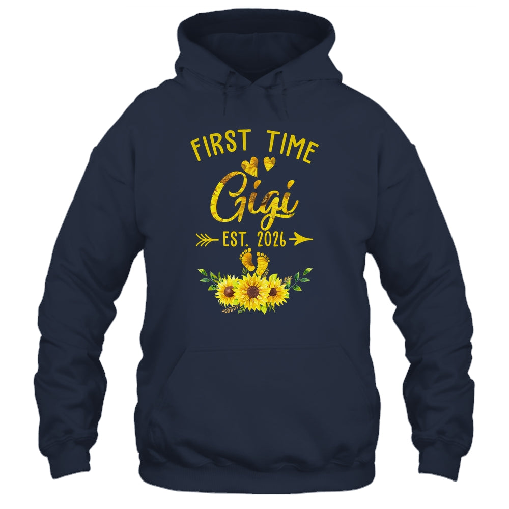 First Time Gigi Est 2026 Sunflower Promoted To Gigi Shirt & Tank Top | teecentury