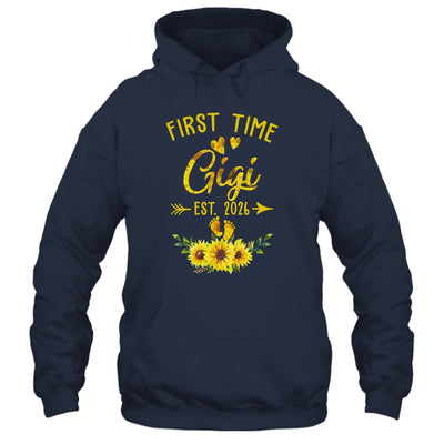 First Time Gigi Est 2026 Sunflower Promoted To Gigi Shirt & Tank Top | teecentury