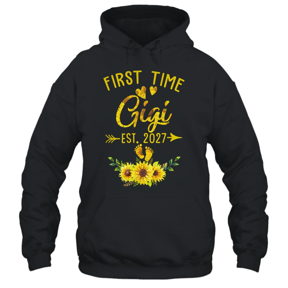 First Time Gigi Est 2027 Sunflower Promoted To Gigi Shirt & Tank Top | teecentury