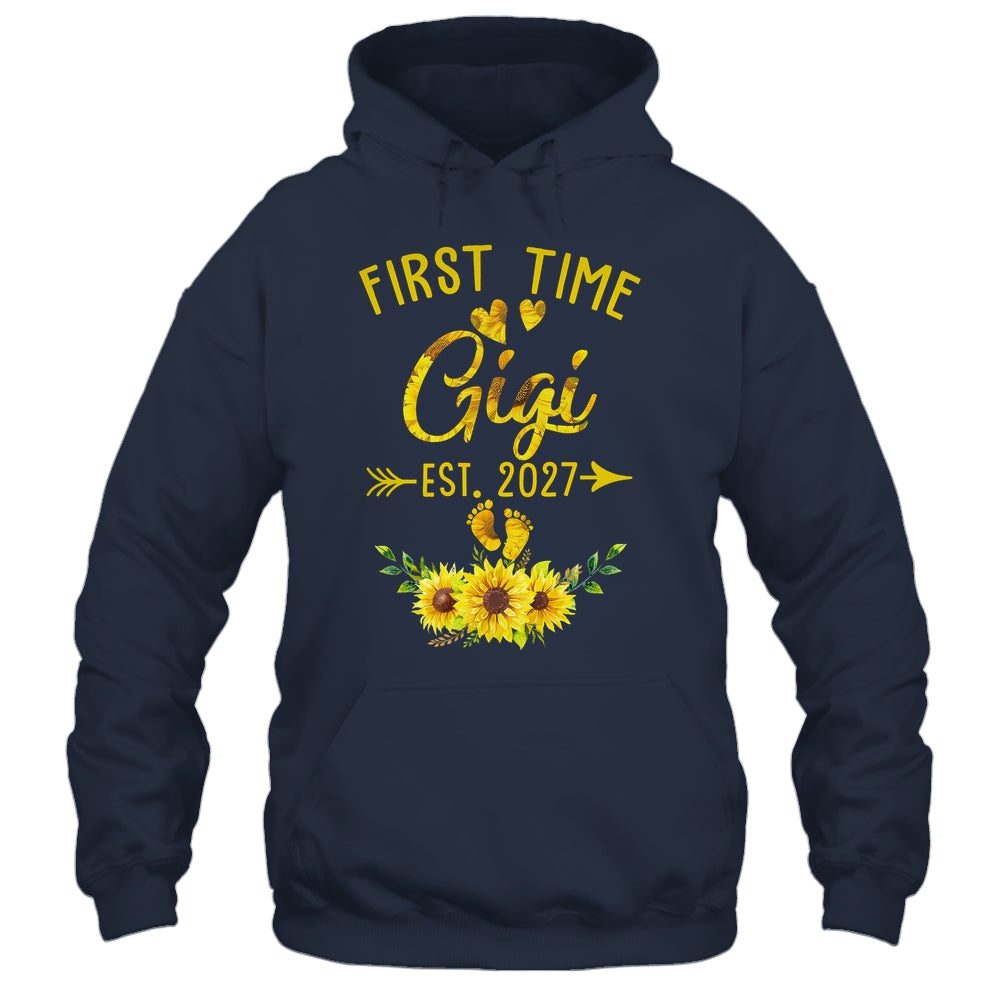 First Time Gigi Est 2027 Sunflower Promoted To Gigi Shirt & Tank Top | teecentury