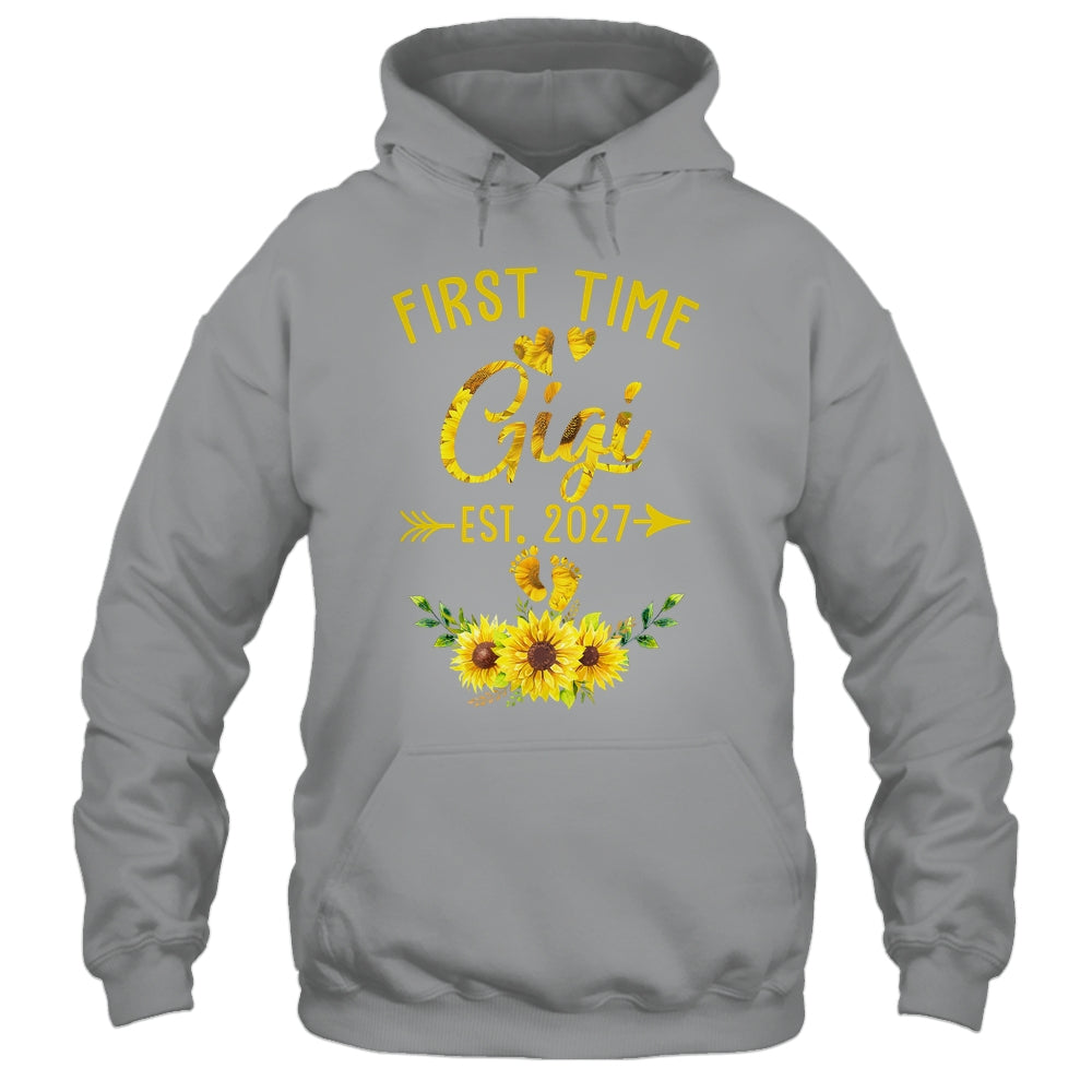 First Time Gigi Est 2027 Sunflower Promoted To Gigi Shirt & Tank Top | teecentury