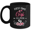 First Time Gigi Promoted To Gigi Est 2024 Mothers Day Mug | teecentury