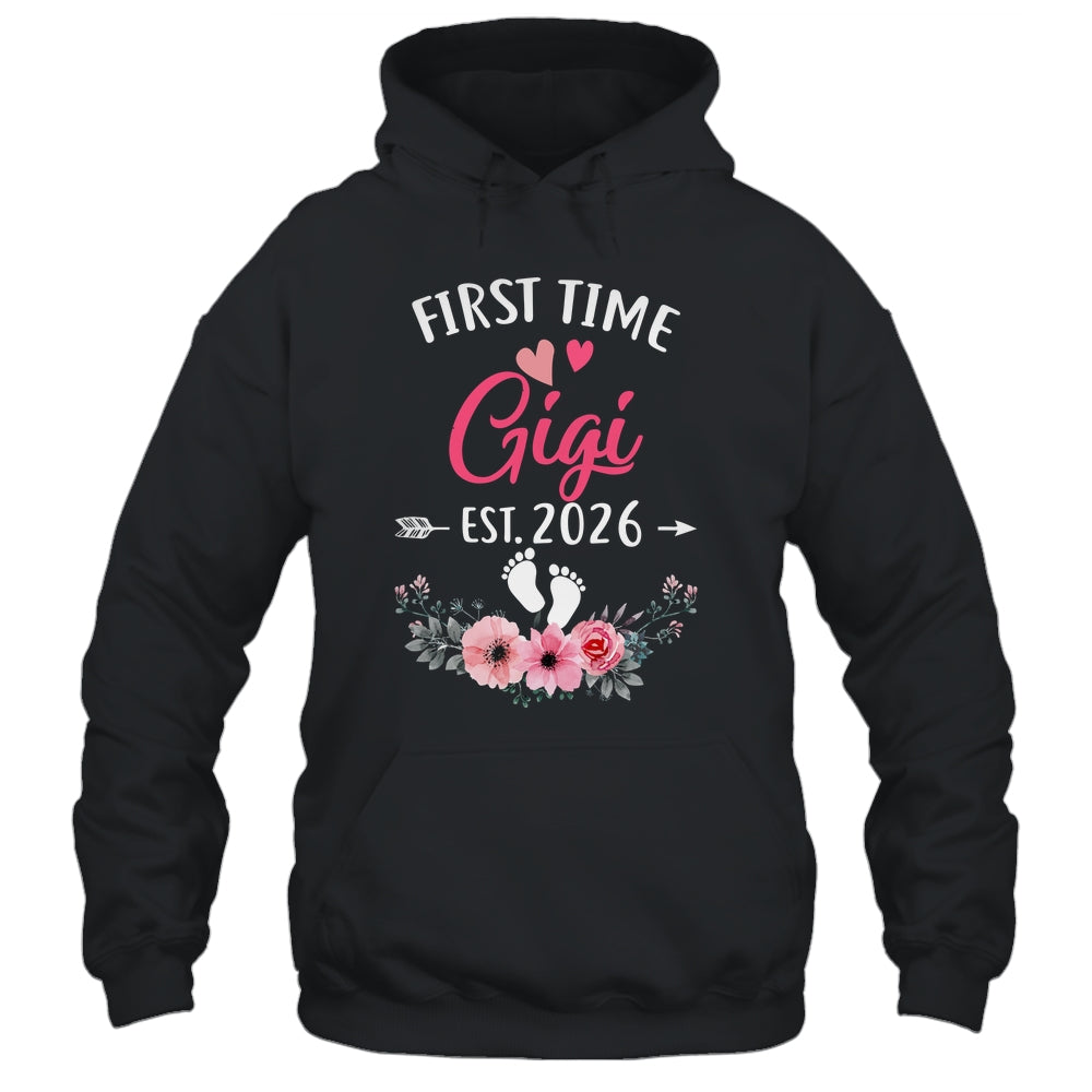 First Time Gigi Promoted To Gigi Est 2026 Mothers Day Shirt & Tank Top | teecentury