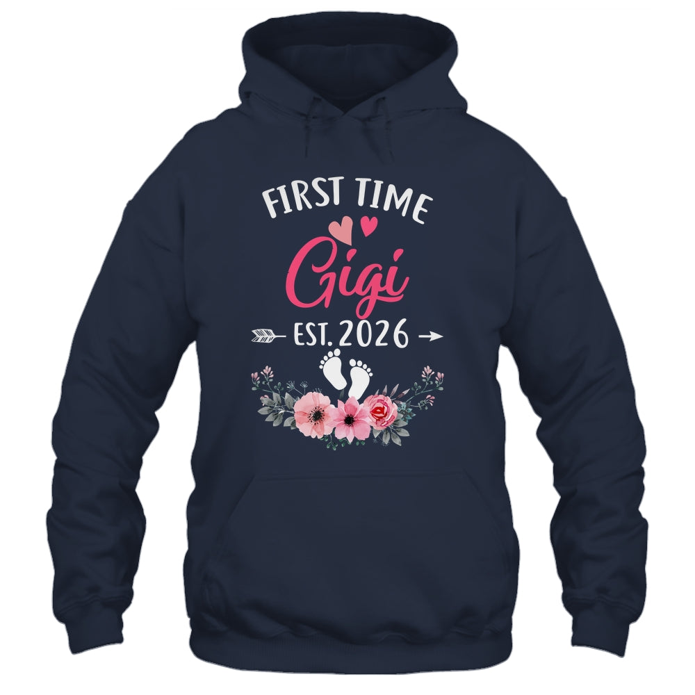 First Time Gigi Promoted To Gigi Est 2026 Mothers Day Shirt & Tank Top | teecentury