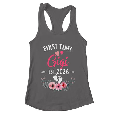 First Time Gigi Promoted To Gigi Est 2026 Mothers Day Shirt & Tank Top | teecentury