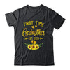 First Time Godmother Est 2024 Sunflower Promoted To Godmother Shirt & Tank Top | teecentury