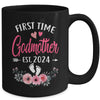 First Time Godmother Promoted To Godmother Est 2024 Mug | teecentury