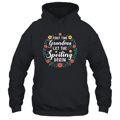 First Time Grandma Let Spoiling Begin Floral Mother'S Day Shirt & Tank Top | teecentury