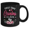 First Time Grandma Promoted To Grandma Est 2024 Mothers Day Mug | teecentury