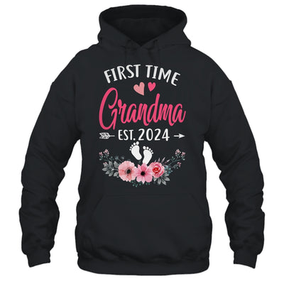 First Time Grandma Promoted To Grandma Est 2024 Mothers Day Shirt & Tank Top | teecentury