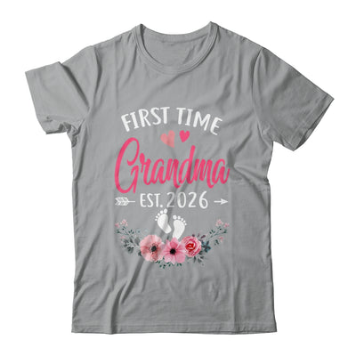 First Time Grandma Promoted To Grandma Est 2026 Mothers Day Shirt & Tank Top | teecentury
