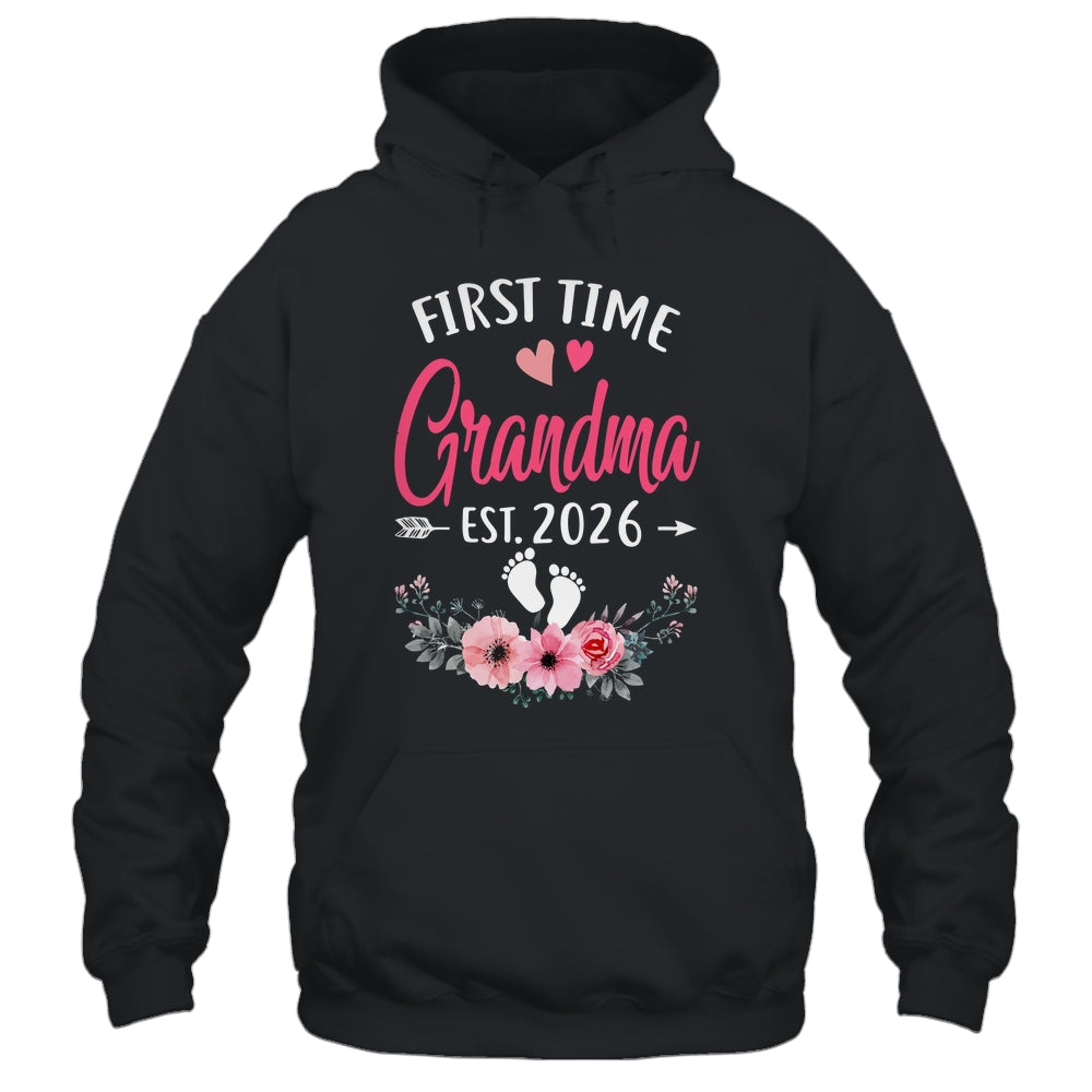 First Time Grandma Promoted To Grandma Est 2026 Mothers Day Shirt & Tank Top | teecentury