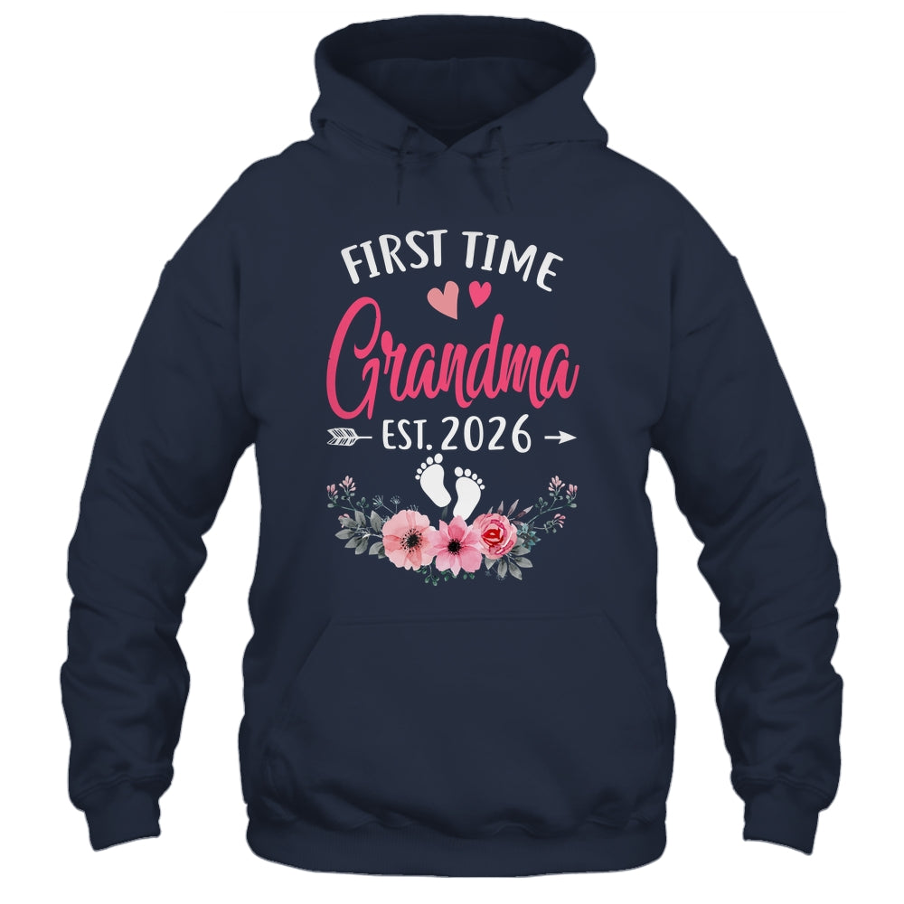 First Time Grandma Promoted To Grandma Est 2026 Mothers Day Shirt & Tank Top | teecentury