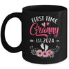 First Time Granny Promoted To Granny Est 2024 Mothers Day Mug | teecentury