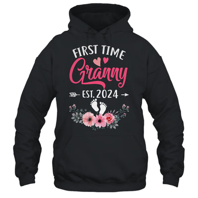 First Time Granny Promoted To Granny Est 2024 Mothers Day Shirt & Tank Top | teecentury