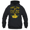 First Time Great Aunt Est 2025 Sunflower Promoted To Aunt Shirt & Tank Top | teecentury