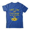 First Time Great Grandpa Est 2025 Sunflower Promoted To Grandma Shirt & Hoodie | teecentury