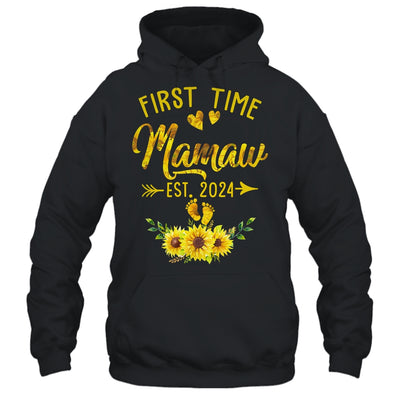 First Time Mamaw Est 2024 Sunflower Promoted To Mamaw Shirt & Tank Top | teecentury