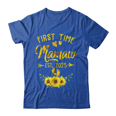 First Time Mamaw Est 2025 Sunflower Promoted To Mamaw Shirt & Tank Top | teecentury