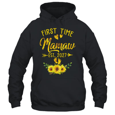 First Time Mamaw Est 2027 Sunflower Promoted To Mamaw Shirt & Tank Top | teecentury