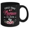 First Time Mamaw Promoted To Mamaw Est 2024 Mothers Day Mug | teecentury