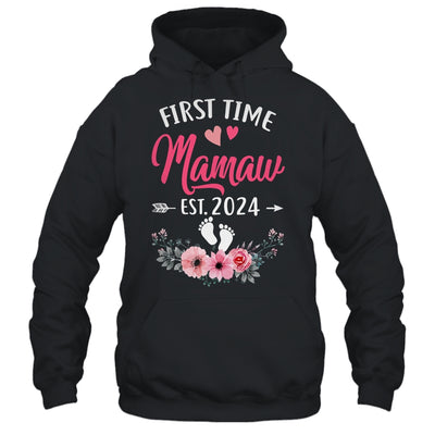 First Time Mamaw Promoted To Mamaw Est 2024 Mothers Day Shirt & Tank Top | teecentury