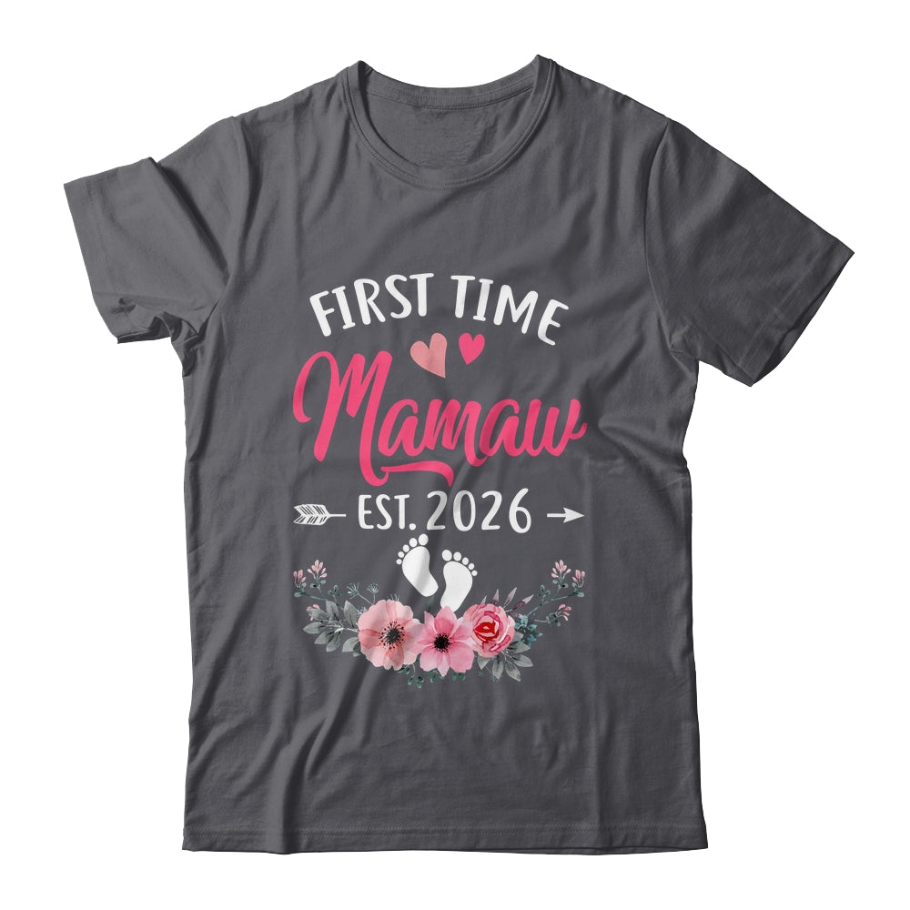 First Time Mamaw Promoted To Mamaw Est 2026 Mothers Day Shirt & Tank Top | teecentury
