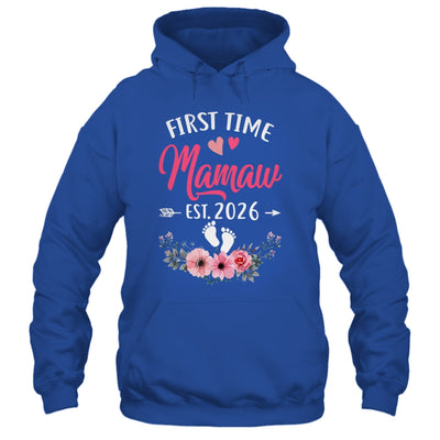 First Time Mamaw Promoted To Mamaw Est 2027 Mothers Day Shirt & Tank Top | teecentury