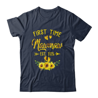 First Time Mawmaw Est 2026 Sunflower Promoted To Mawmaw Shirt & Tank Top | teecentury