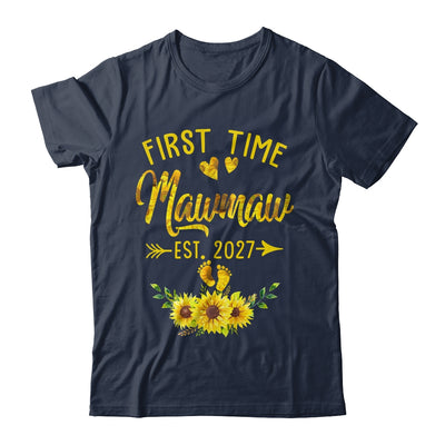 First Time Mawmaw Est 2027 Sunflower Promoted To Mawmaw Shirt & Tank Top | teecentury