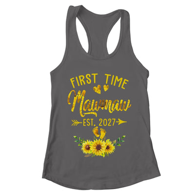 First Time Mawmaw Est 2027 Sunflower Promoted To Mawmaw Shirt & Tank Top | teecentury