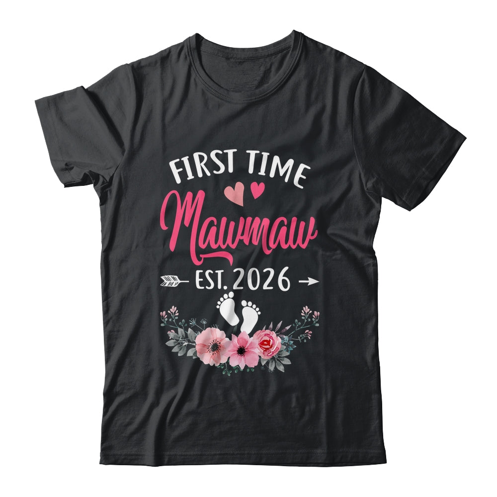 First Time Mawmaw Promoted To Mawmaw Est 2027 Mothers Day Shirt & Tank Top | teecentury