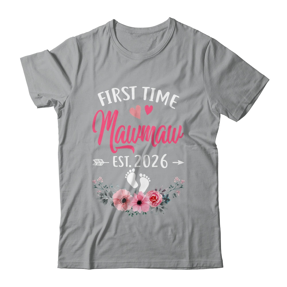 First Time Mawmaw Promoted To Mawmaw Est 2027 Mothers Day Shirt & Tank Top | teecentury
