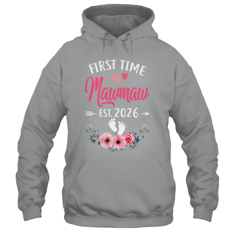 First Time Mawmaw Promoted To Mawmaw Est 2027 Mothers Day Shirt & Tank Top | teecentury