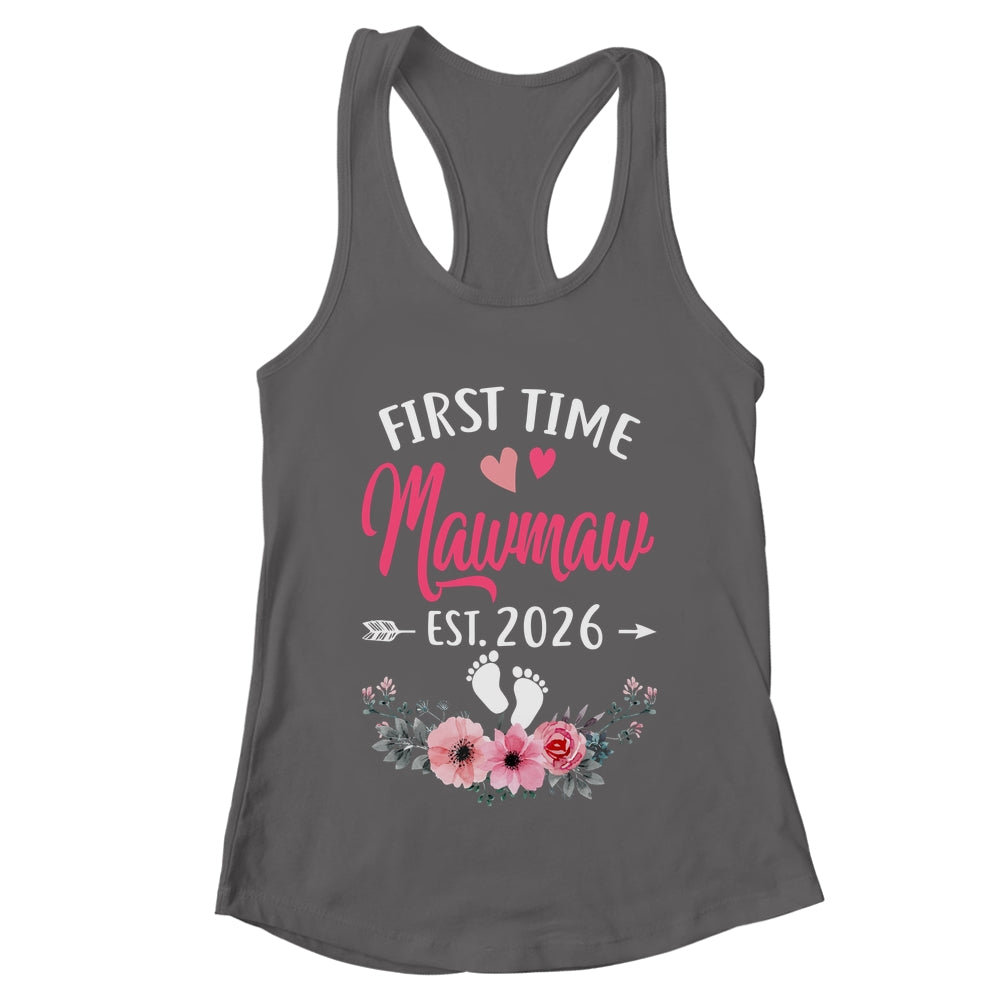 First Time Mawmaw Promoted To Mawmaw Est 2027 Mothers Day Shirt & Tank Top | teecentury