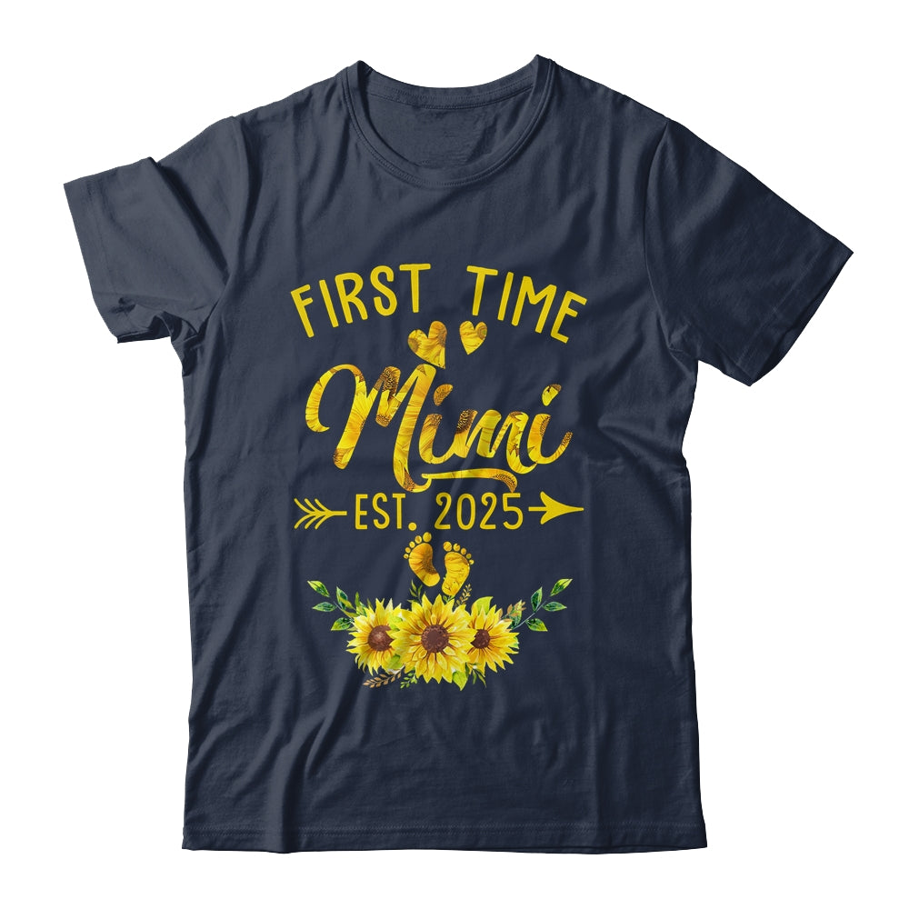 First Time Mimi Est 2025 Sunflower Promoted To Mimi Shirt & Tank Top | teecentury