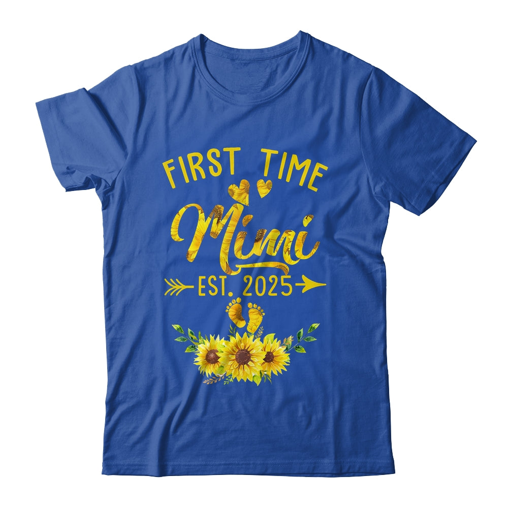 First Time Mimi Est 2025 Sunflower Promoted To Mimi Shirt & Tank Top | teecentury