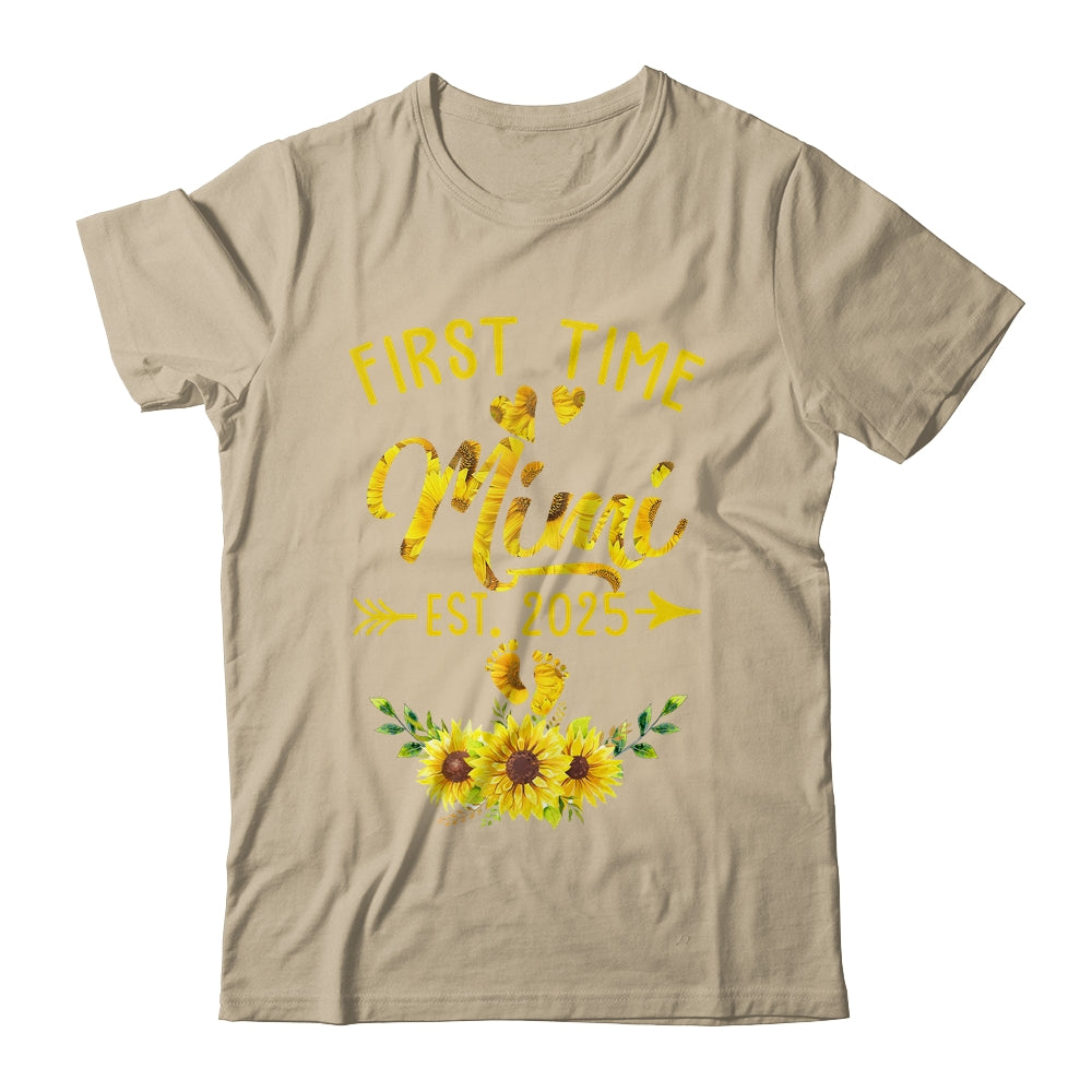 First Time Mimi Est 2025 Sunflower Promoted To Mimi Shirt & Tank Top | teecentury