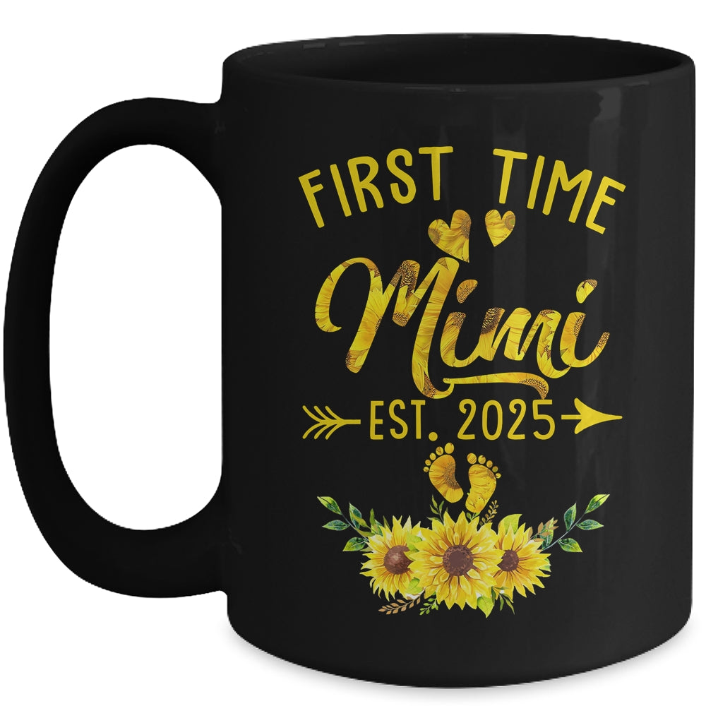 First Time Mimi Est 2025 Sunflower Promoted To Mimi Mug | teecentury