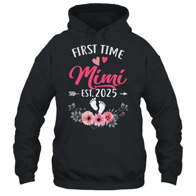 First Time Mimi Promoted To Mimi Est 2025 Mothers Day Shirt & Hoodie | teecentury