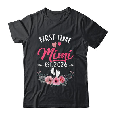 First Time Mimi Promoted To Mimi Est 2026 Mothers Day Shirt & Tank Top | teecentury